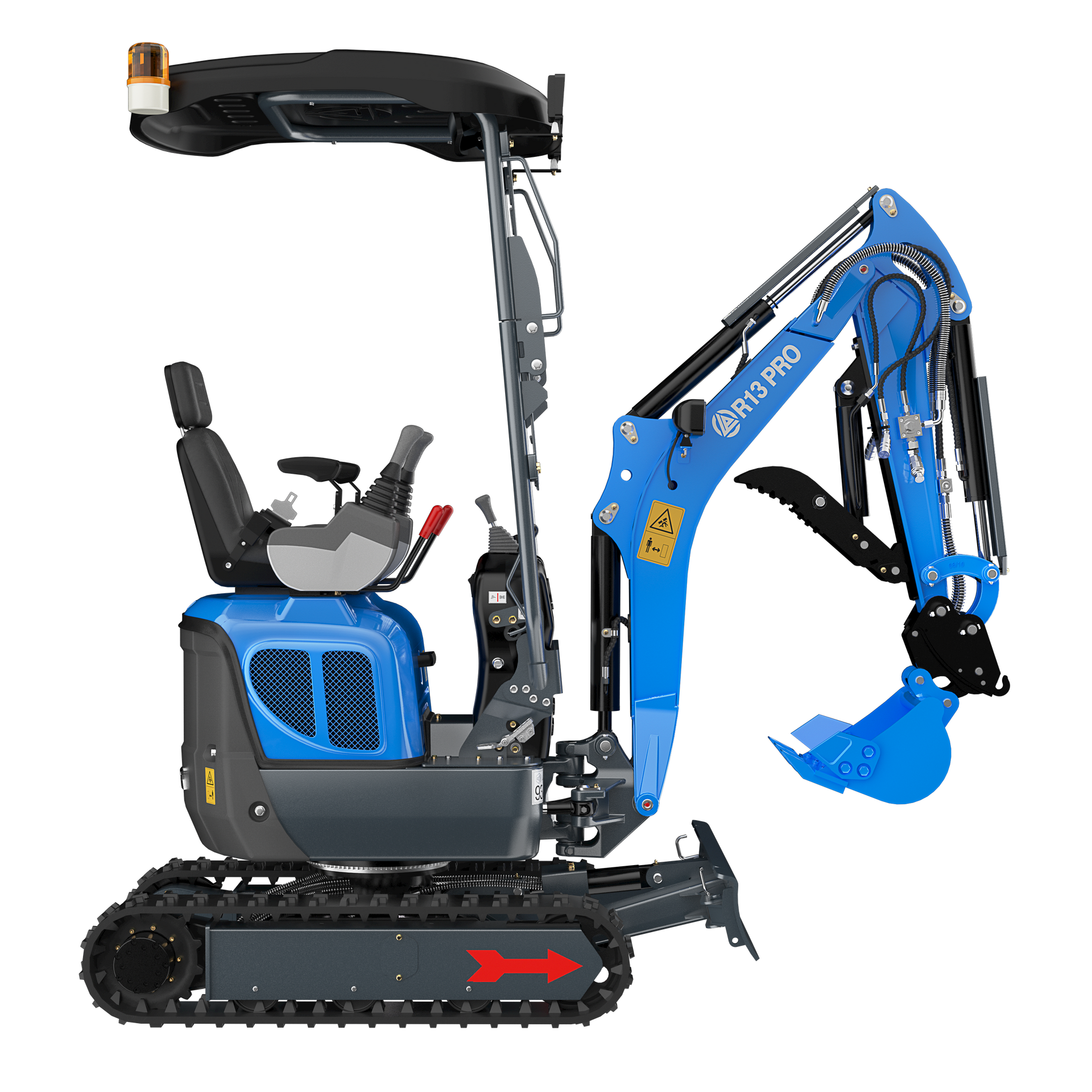 RIPPA R13 PRO | 1.3 Ton mini excavator with Kubota engine sold in Canada