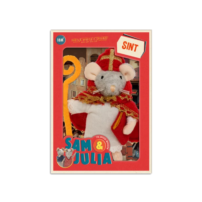 Sinterklaas knuffelmuis