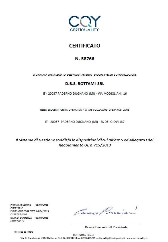 eu 715 certification