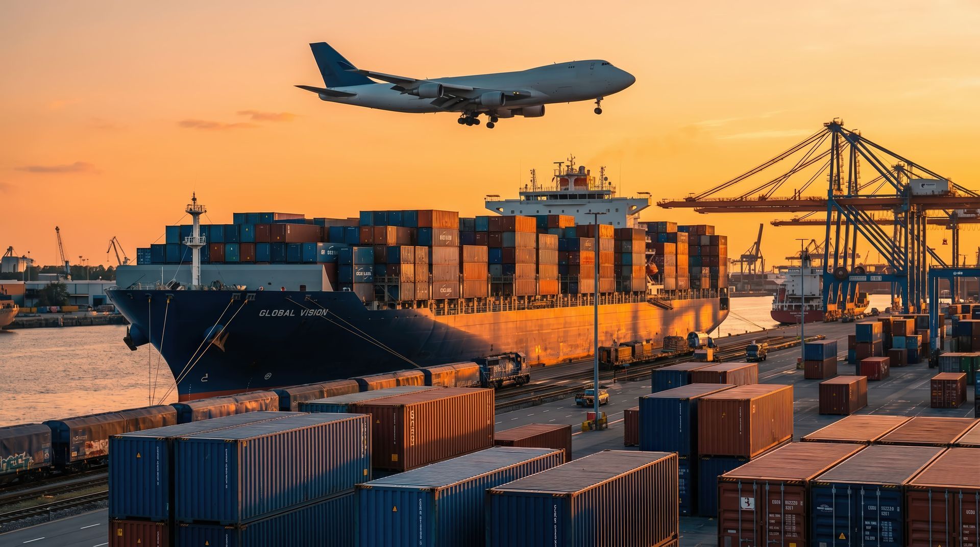 transporte marítimo ou aéreo na importação
