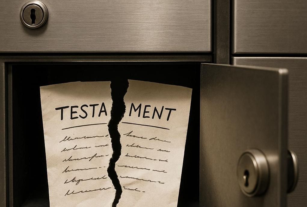 zerissenes Testament