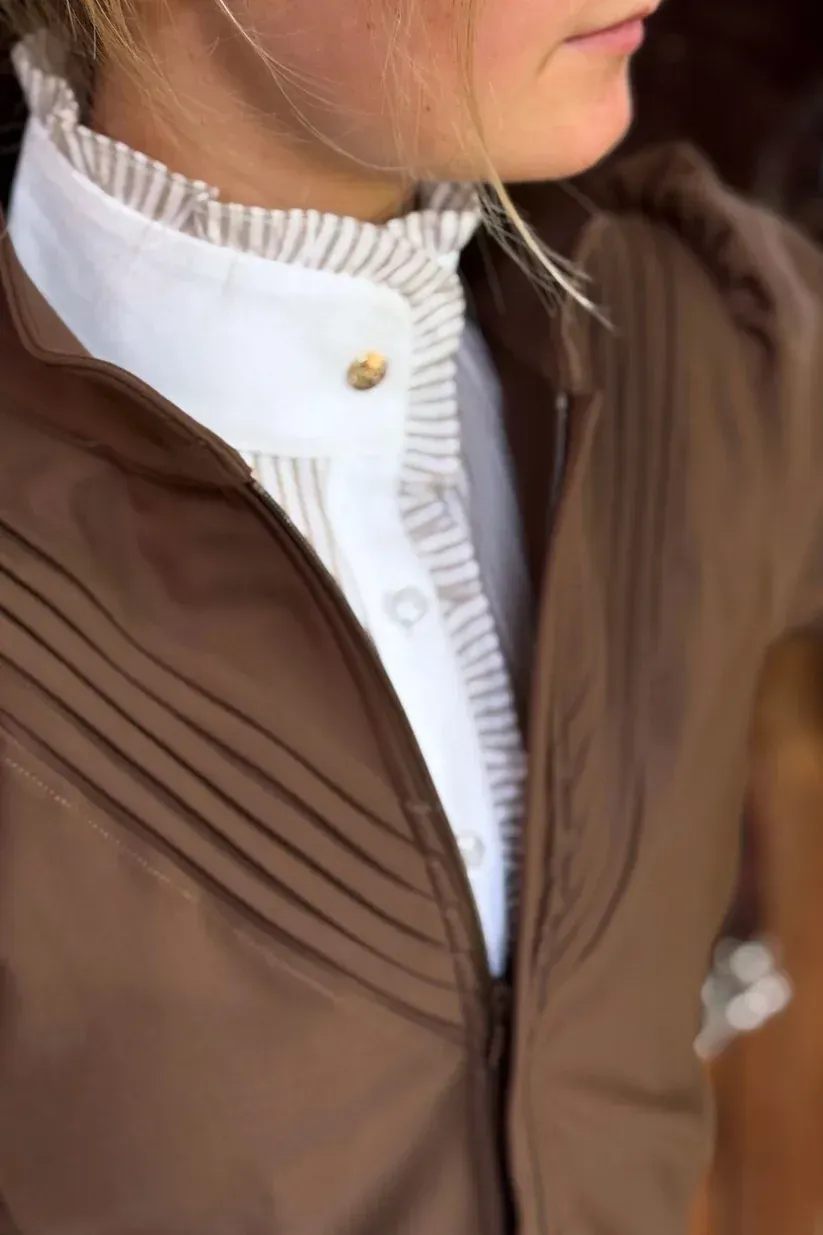 Annabella Vest Chocolate Brown