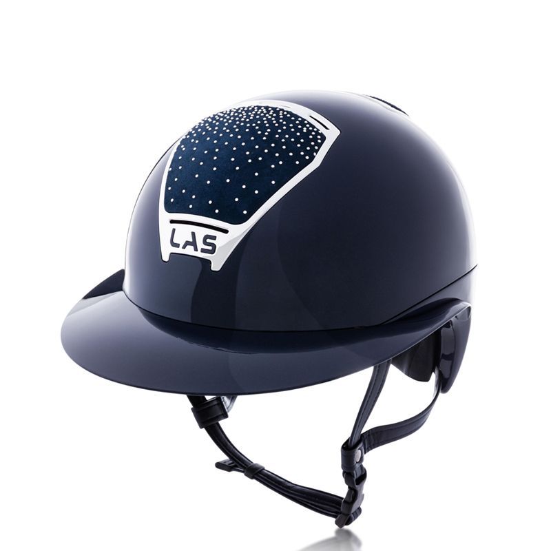 Las Helmet Opera cascata LV zwarte rijhelm