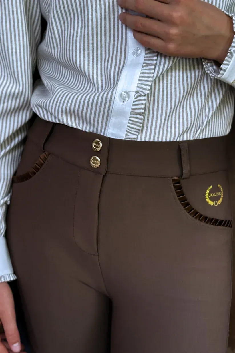 Rijbroek Chocolate Brown