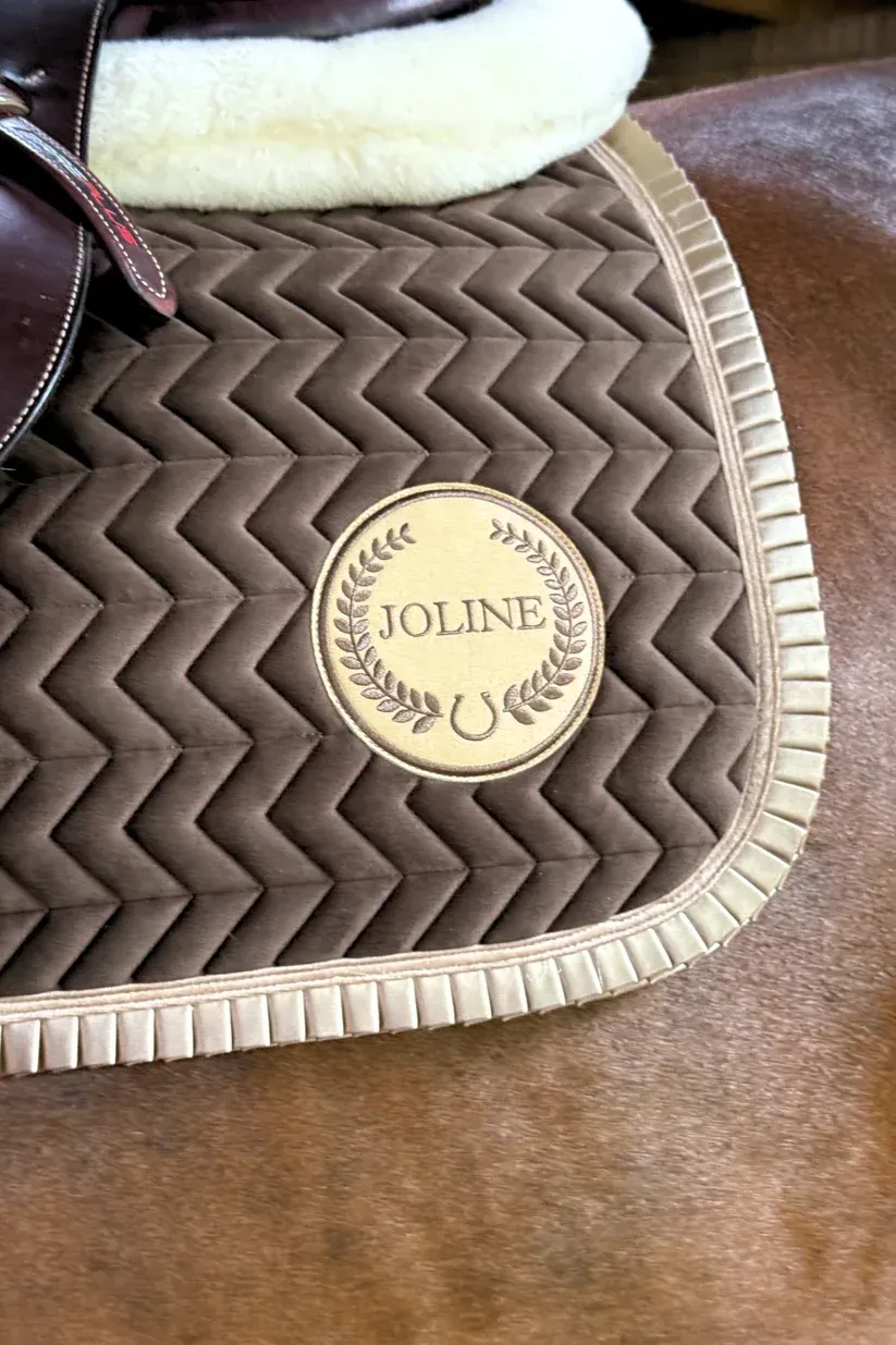 Zadeldekje Lotte Chocolate Brown