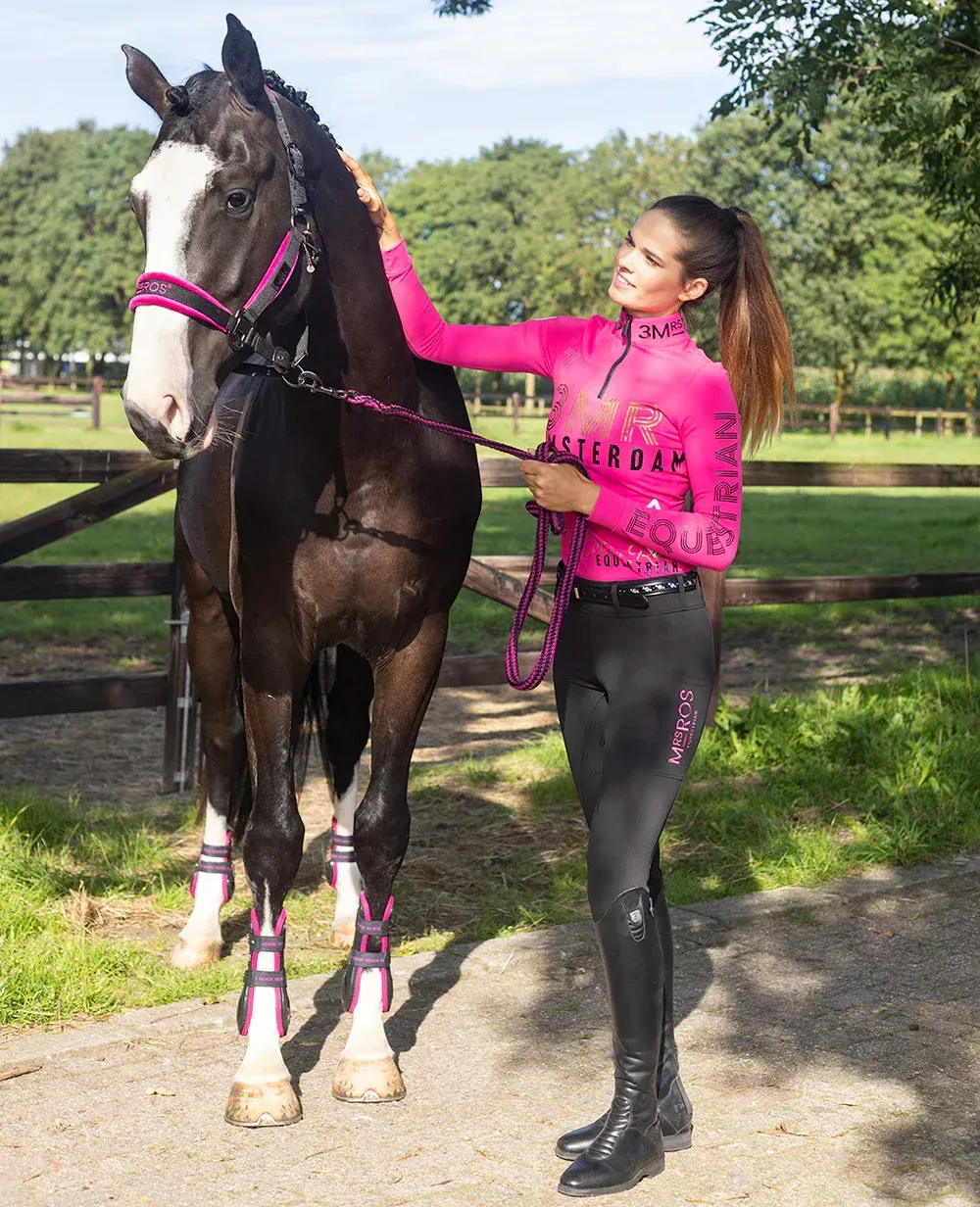 Fushia set halster