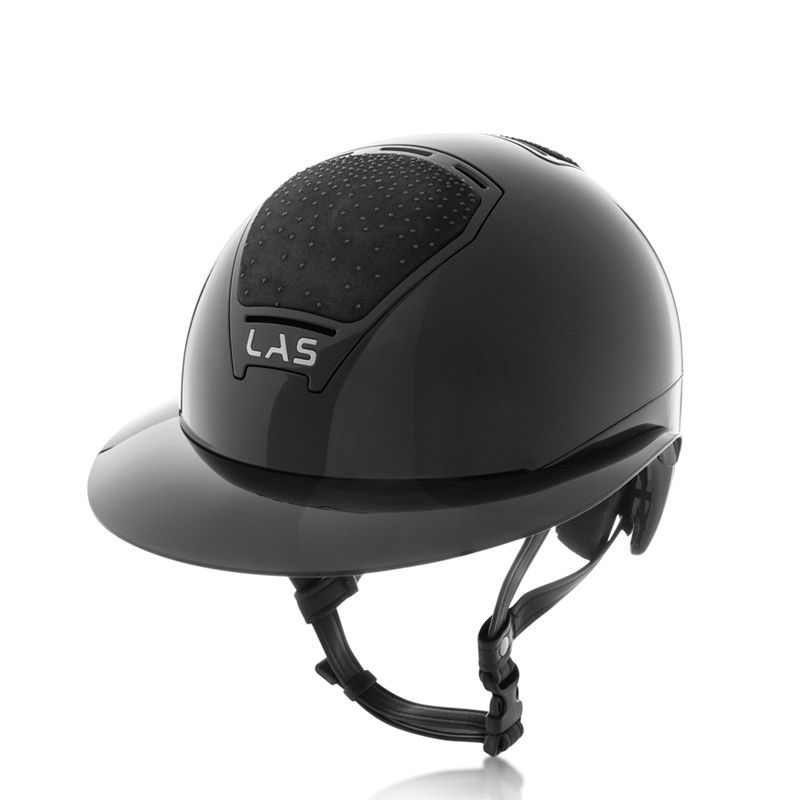 Las Helmet Opera cascata LV zwarte rijhelm