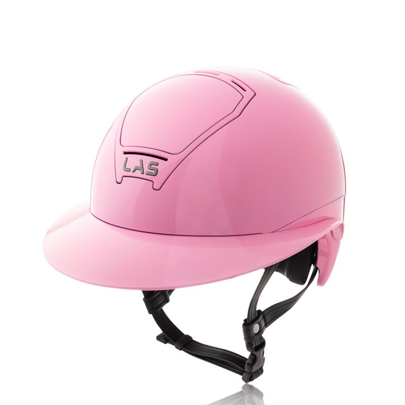 Las Helmet LV roze rijhelm