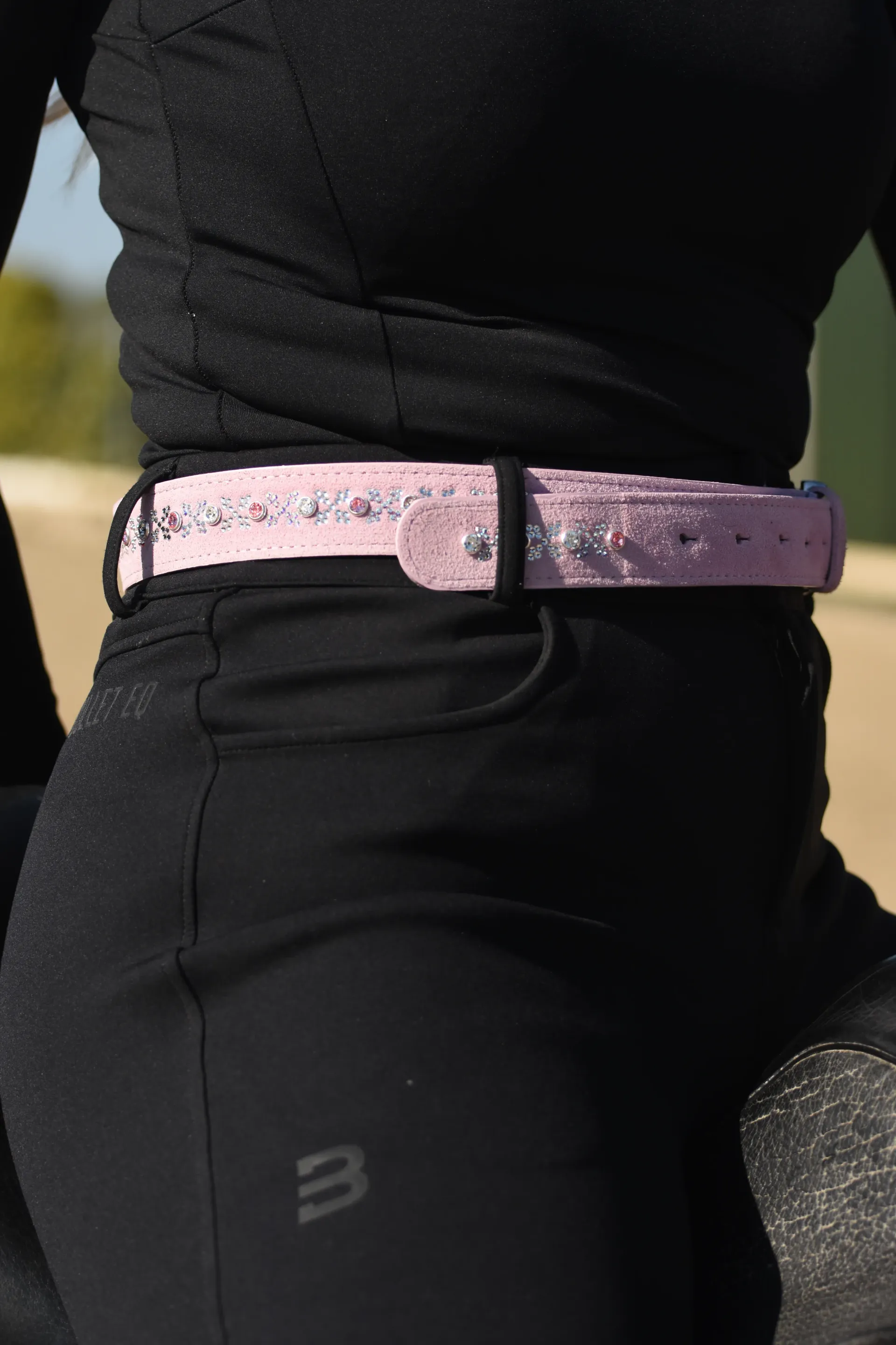 Moner Swarovski paardij riem