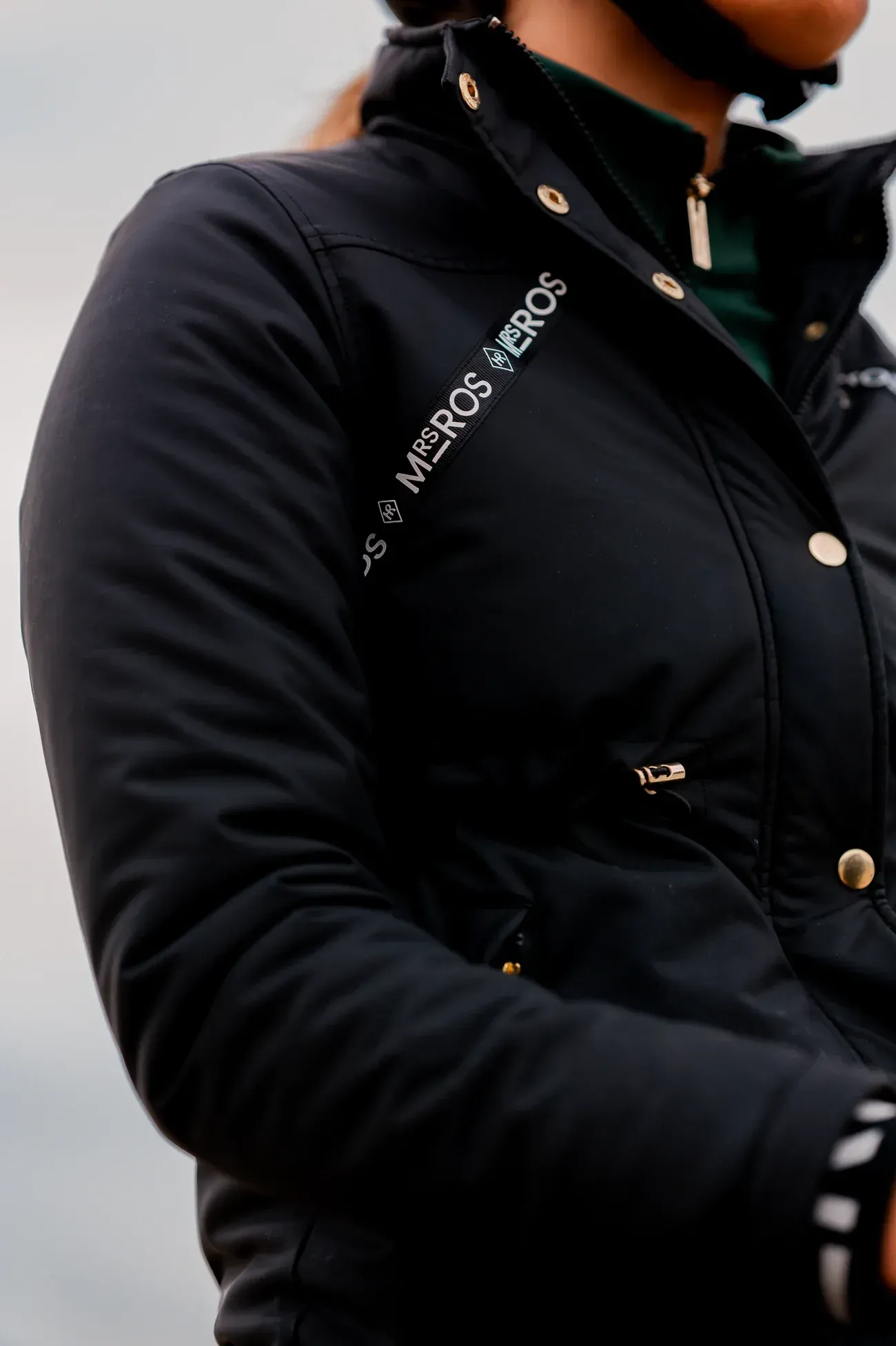 Mrs ros Hoodie midseason-jas Darkforest