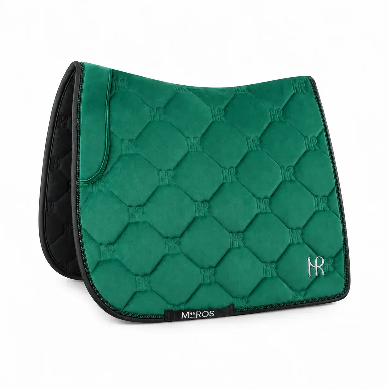 Mrs Ros Charmer Dressur zadel dekje Velvet Darkgreen