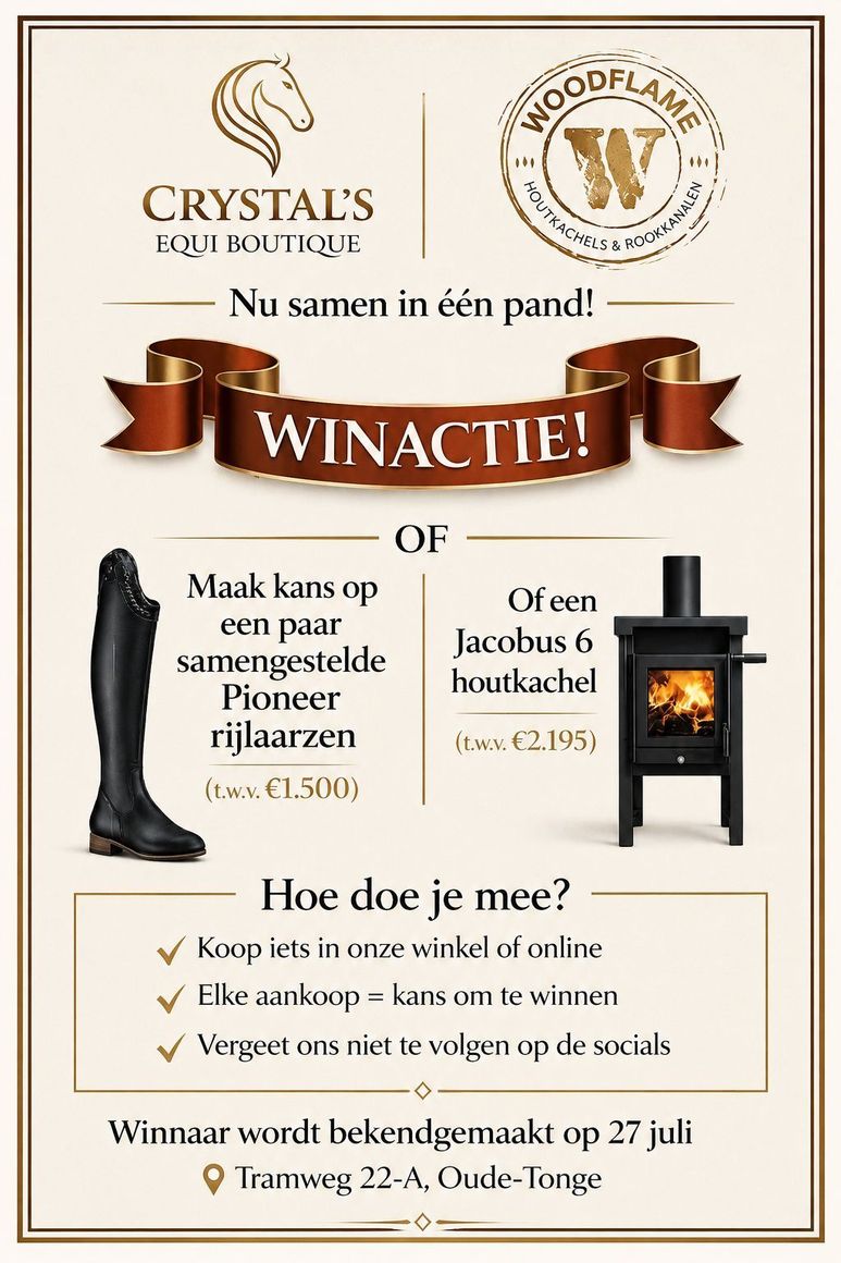 Crystal's Equi Boutique - Woodflame houtkachels