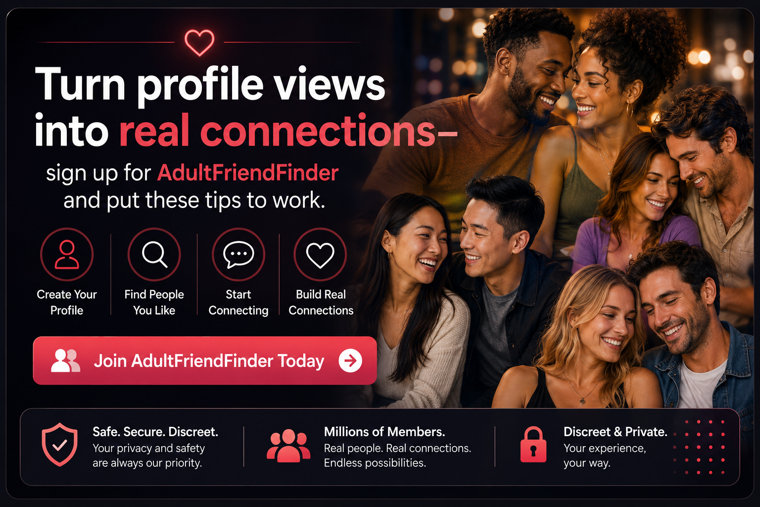 Couple on a first date talking | adult friend finder