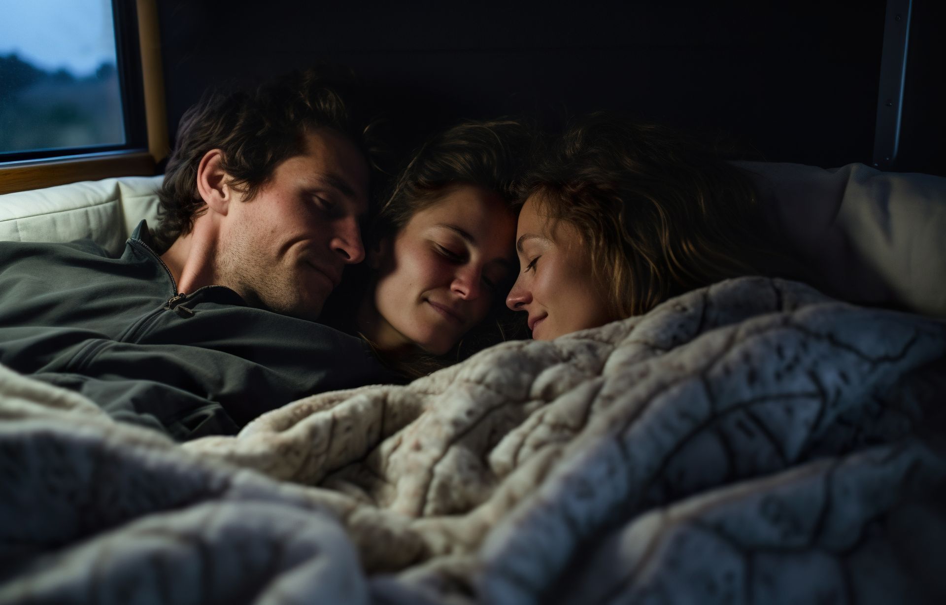 Couples on bed together - Ethical Non-Monogamy