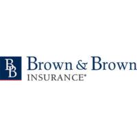 Brown & Brown Insurance logo: Blue square with two intertwined white 
