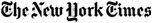 The New York Times logo in black gothic-style lettering.
