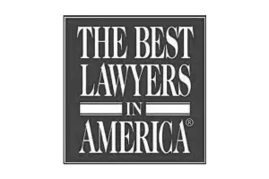 A black and white rectangular logo that reads 
