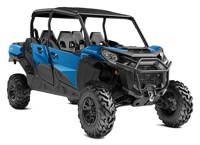 Heavy-duty Rotax® engine Smooth, durable and responsive transmission True Can-Am DNA with a strong identity Work or ride with confidence Meaningful and versatile functionality Easy handling and capabilities Advanced comfort and intuitive cockpit with optimized visibility Multifunction cargo box with sturdy tailgate and smart storage 1-year maintenance free and easy access to key maintenance components Traxter HD8