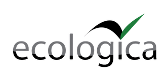 Logo “ecologicala” com folha verde e preta e texto “Equipamentos de Limpeza Profissional”