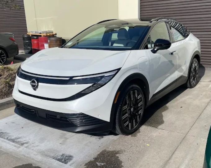 White Nissan Ariya EV protected with PPF at Wet Paint Auto Detailing