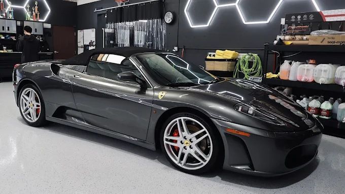 ferrari car ceramic coating result