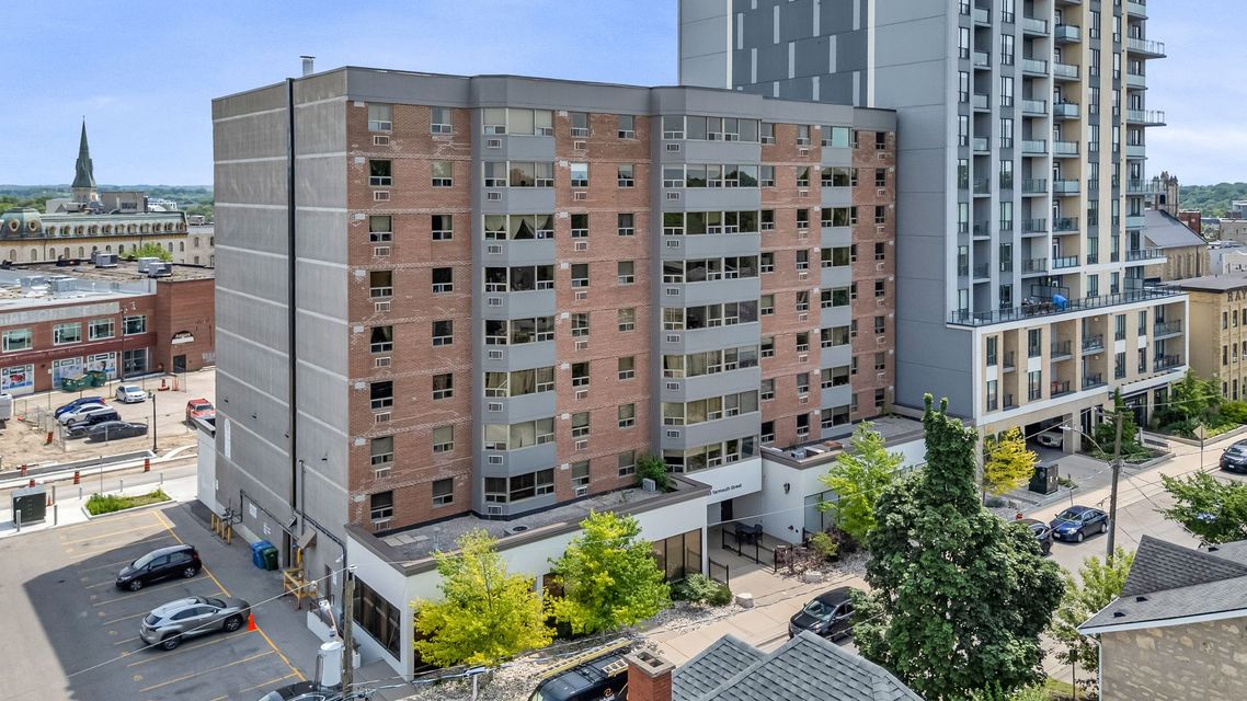 residential condo building.