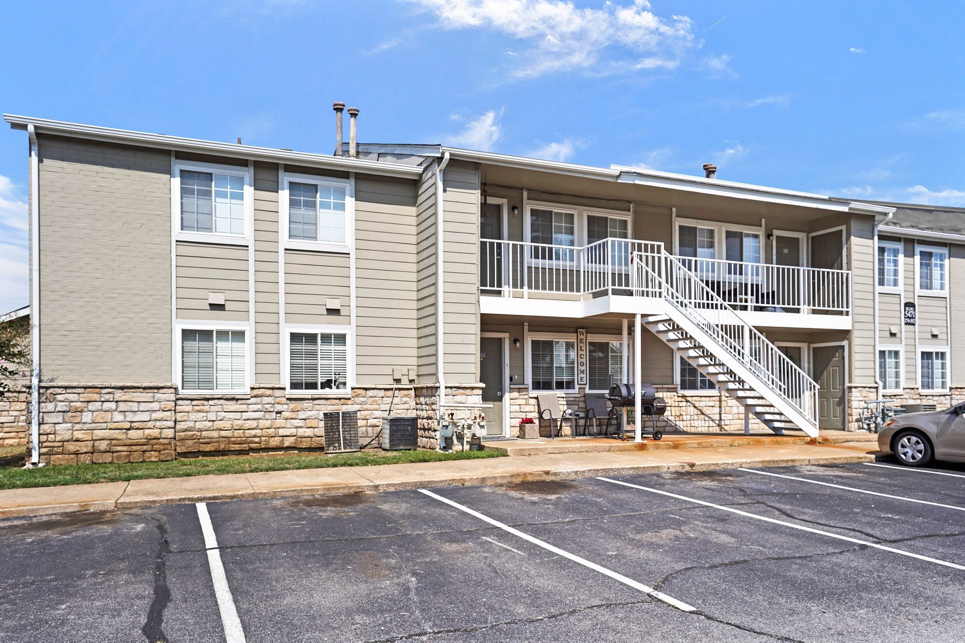 exterior and parking lot