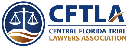 CFTLA logo with blue scales of justice in a circle and text “Central Florida Trial Lawyers Association”