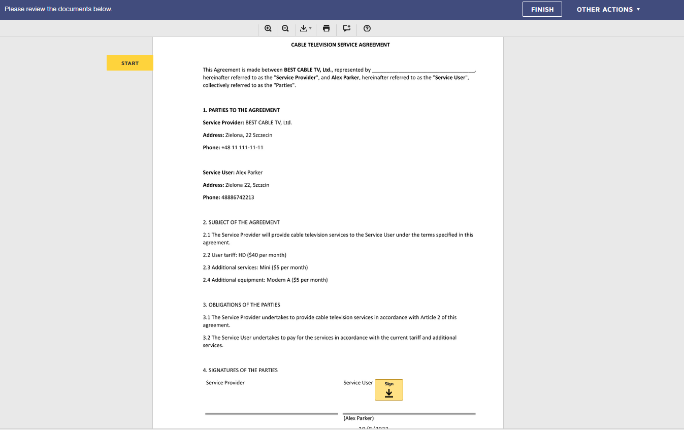 DocuSign and SAP