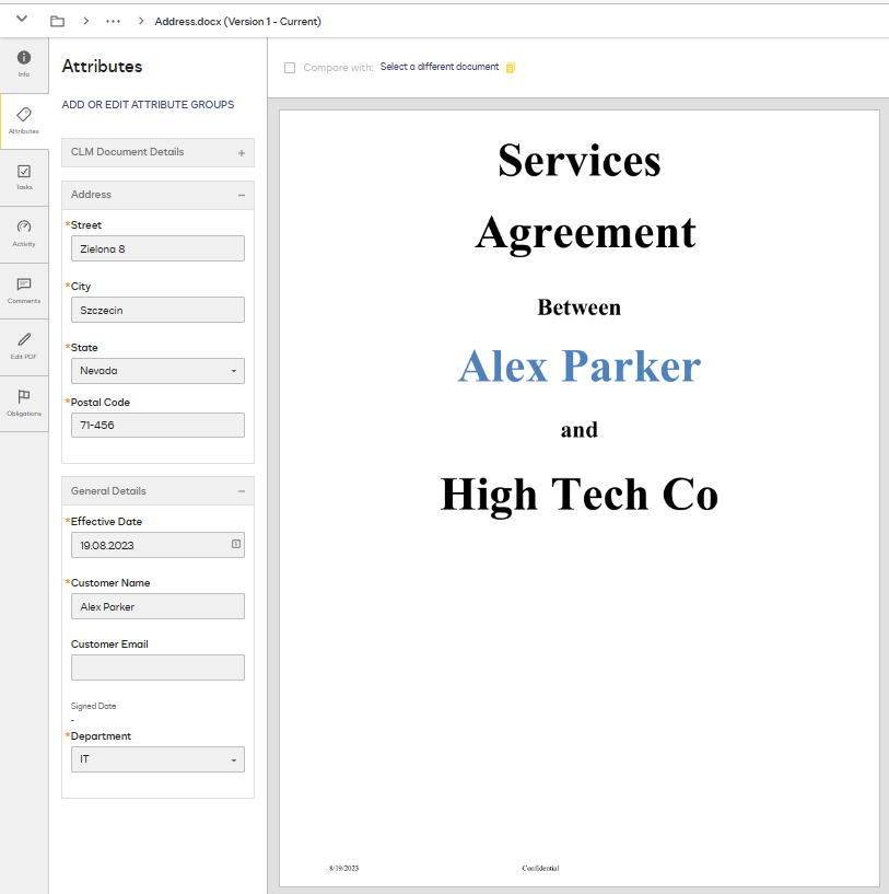 DocuSign CLM (Contract Lifecycle Management) Collaboration