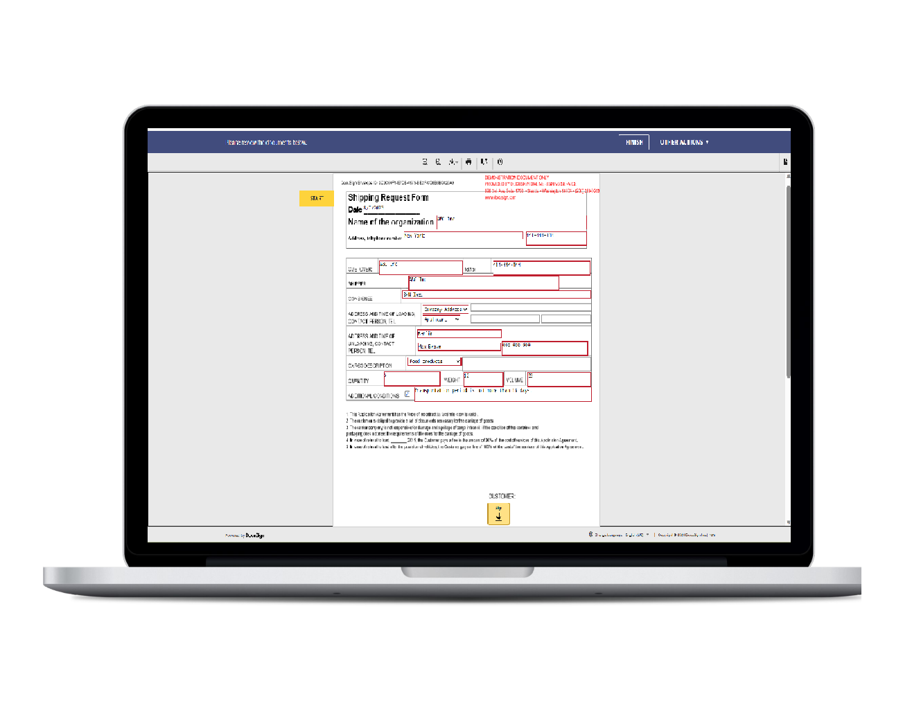 Click the image to try out the Electronic Signature DocuSign eSignature webform Electronic Signature DocuSign eSignature webform