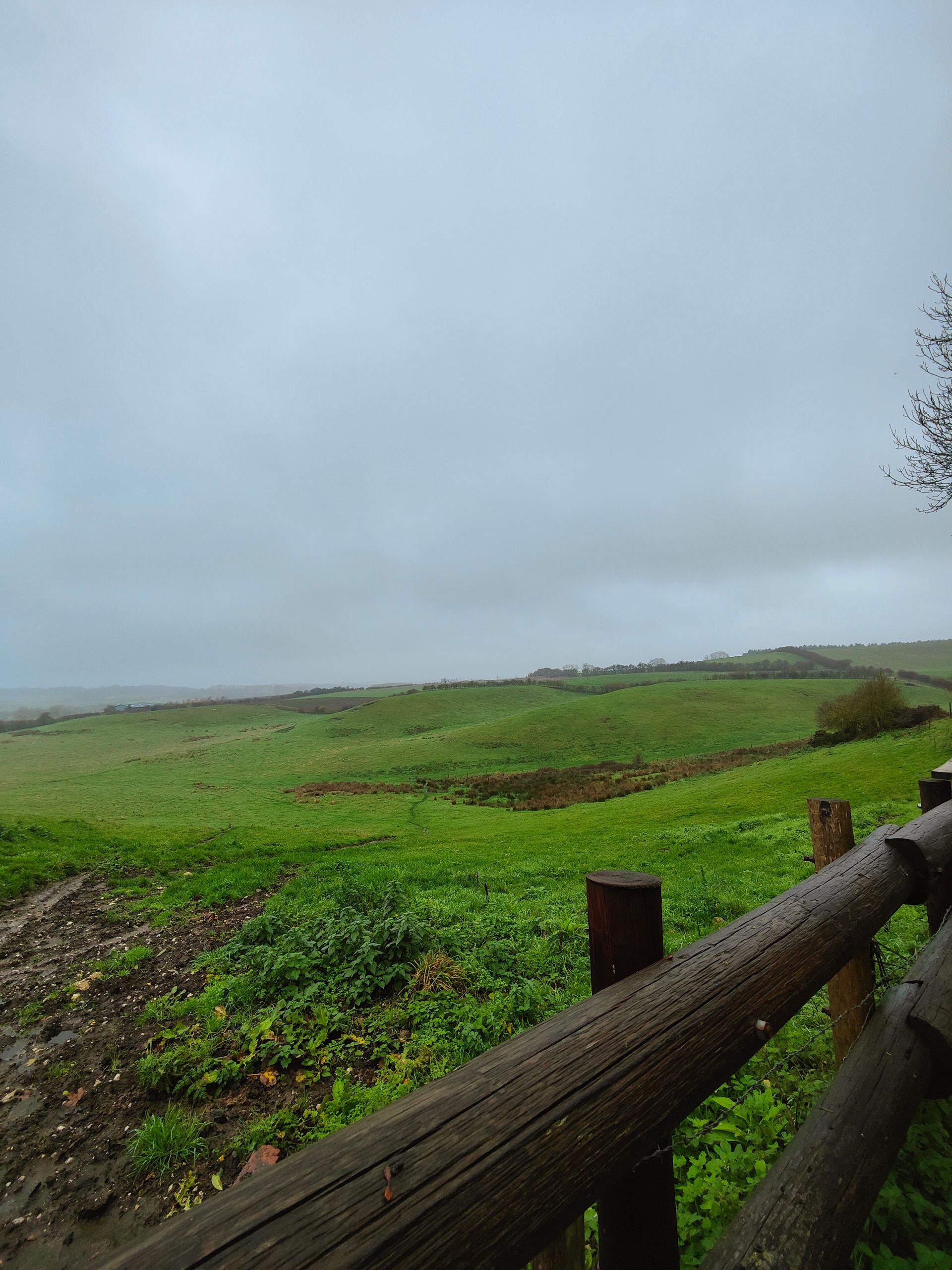 winter landscape lincolnshire wolds