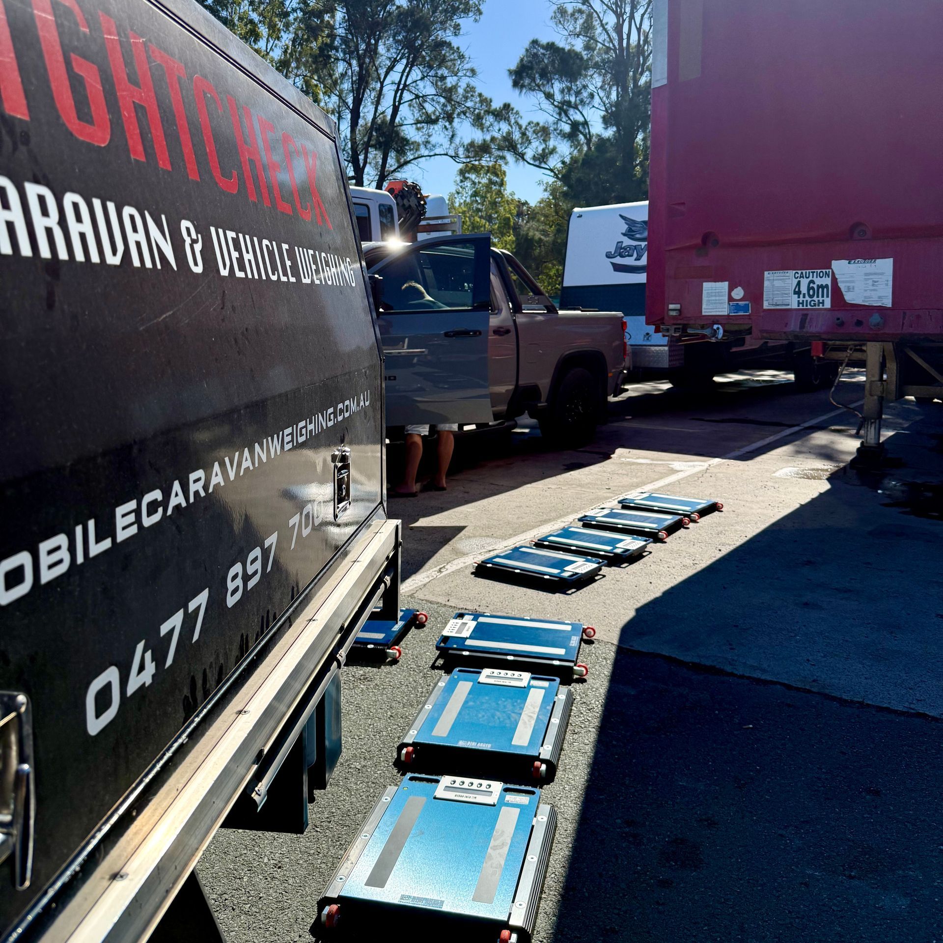 Mobile Caravan & Vehicle Weighing