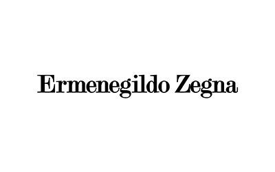 Ermenegildo Zegna logo in black text on a white background