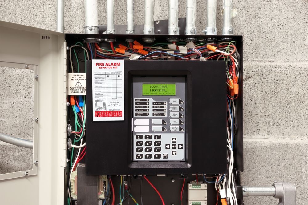 Fire Alarm Control Panel With Display and Keypad — Lit Energy in Bloomsbury, QLD