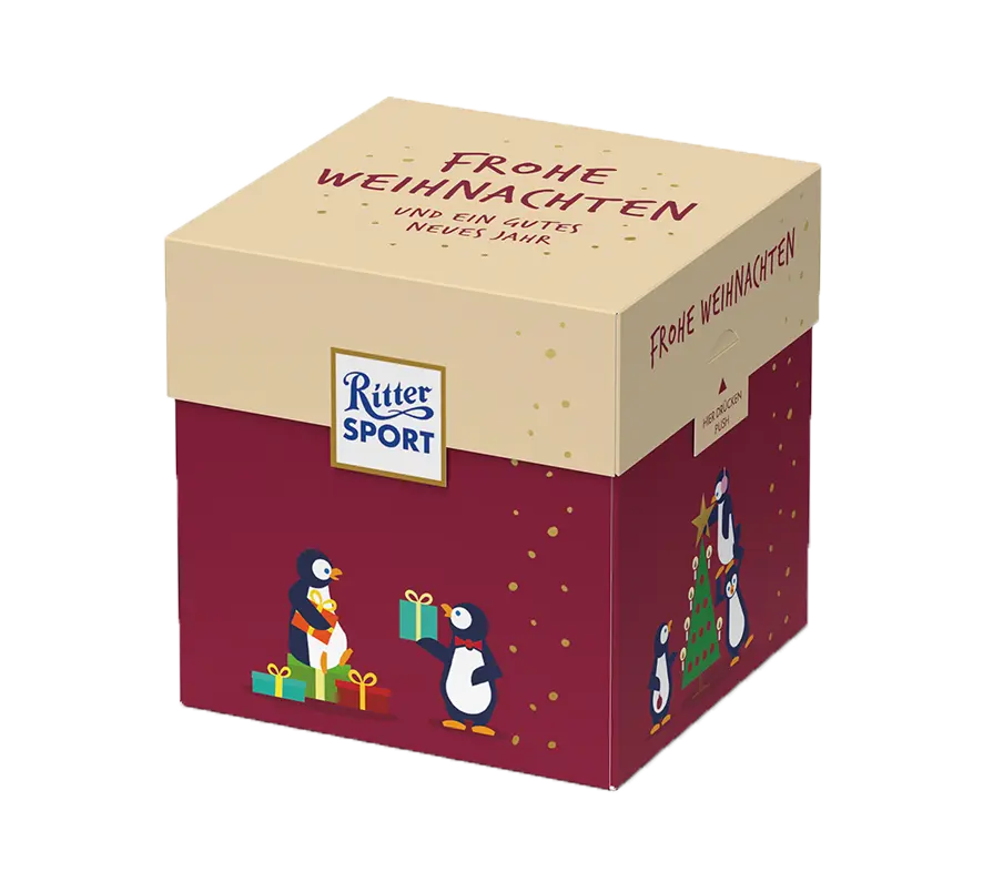Christmas Packaging Choco Cubes