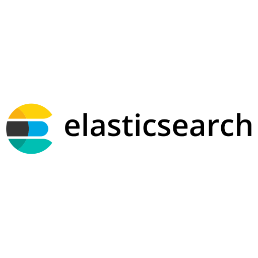 The elasticsearch logo is on a white background.