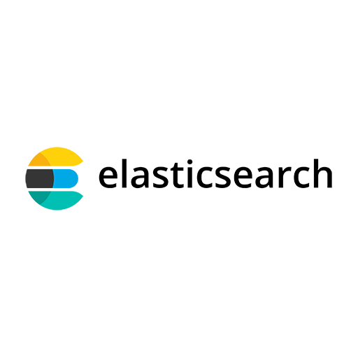 The elasticsearch logo is on a white background.