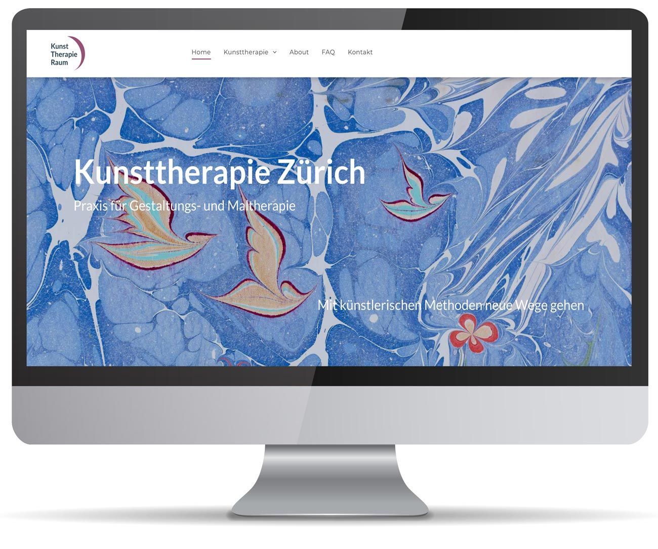 Desktop Website Kunsttherapie Zürich Desktop Website Kunsttherapie Zürich