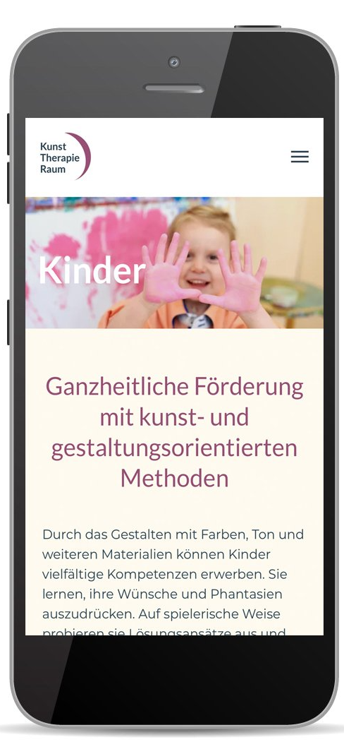 iPhone Website Kunsttherapie Zürich iPhone Website Kunsttherapie Zürich