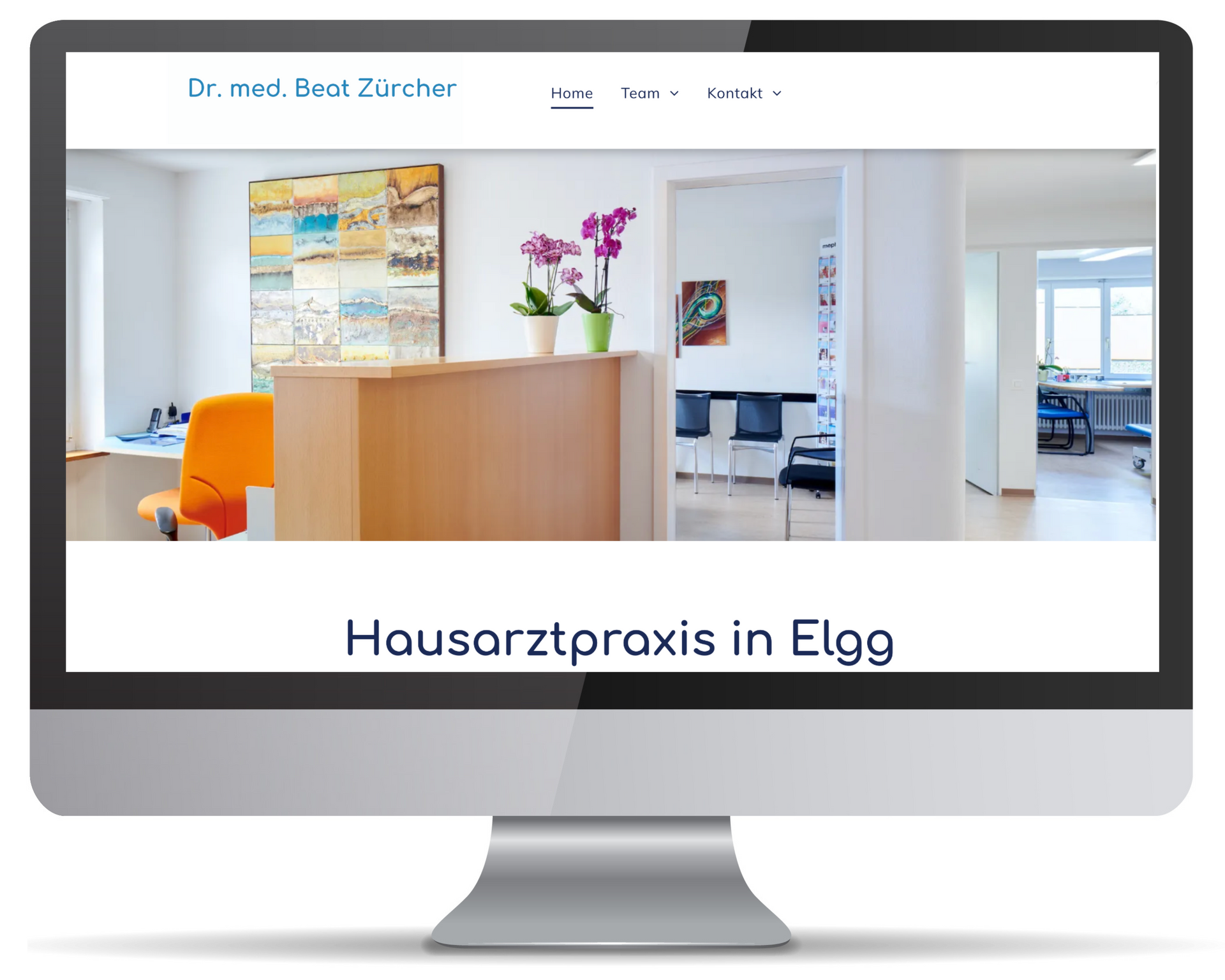 Desktop Website Dr. med. Beat Zürcher Desktop Website Dr. med. Beat Zürcher