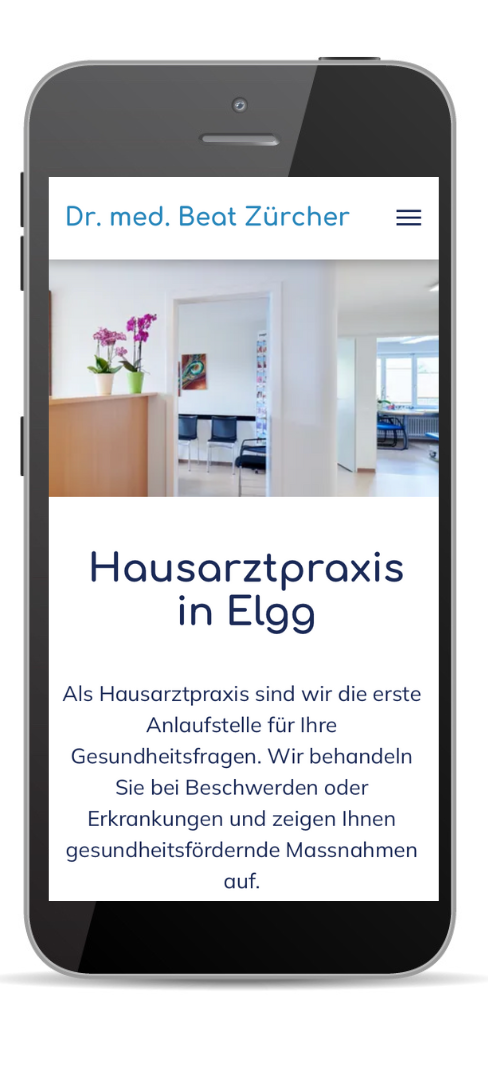 iPhone Website Dr. med. Beat Zürcher iPhone Website Dr. med. Beat Zürcher