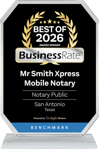 Professional notary public services by Smith X Notary in San Antonio, TX.
