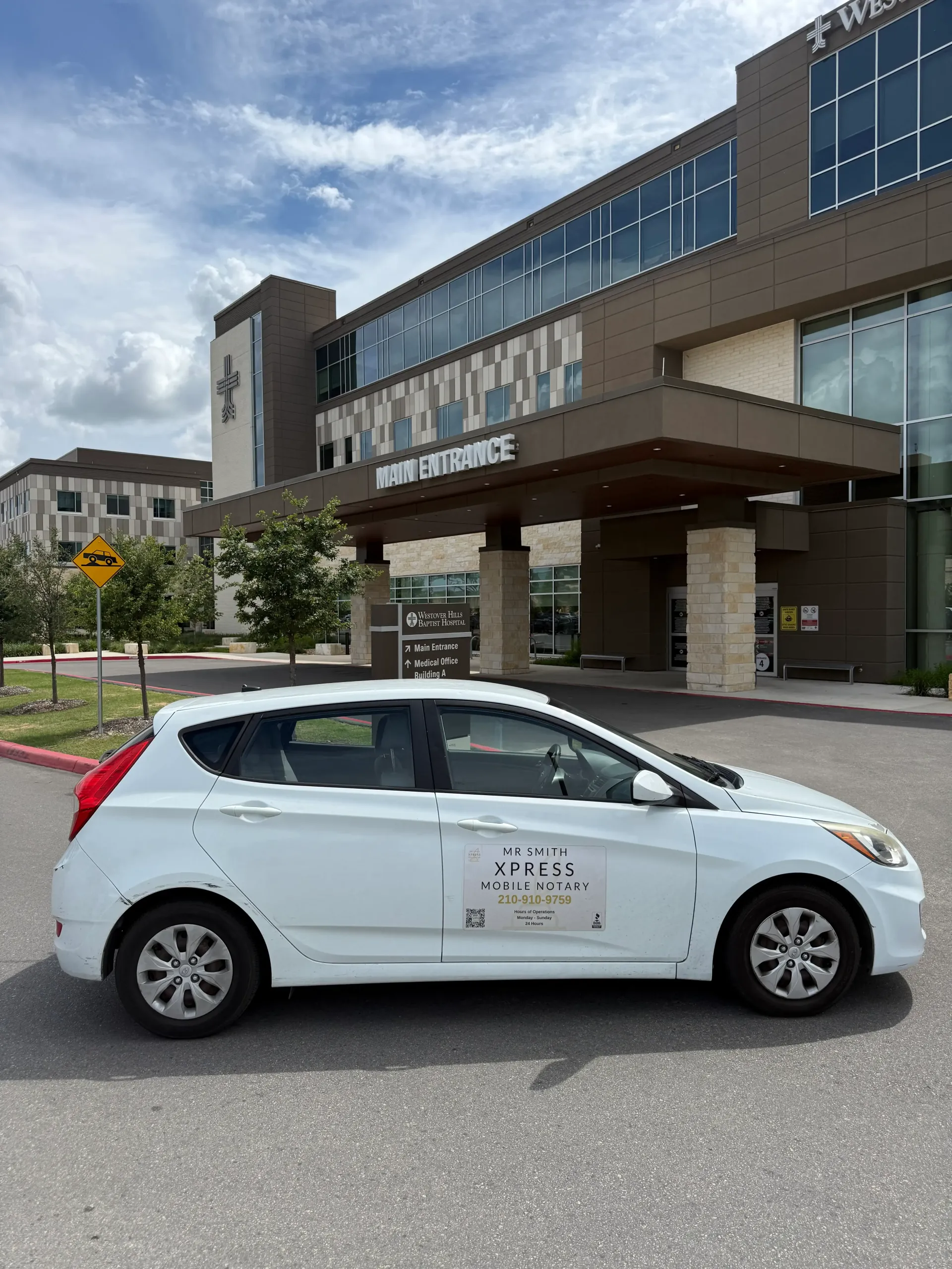 Mobile notary appointment in San Antonio, TX — Mr Smith Xpress Mobile Notary on-site signing