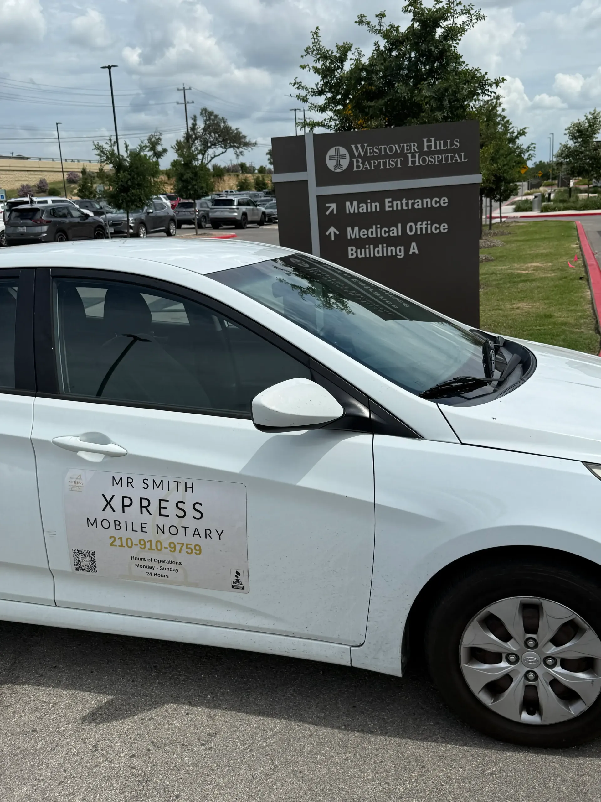 Mobile notary appointment in San Antonio, TX — Mr Smith Xpress Mobile Notary on-site signing