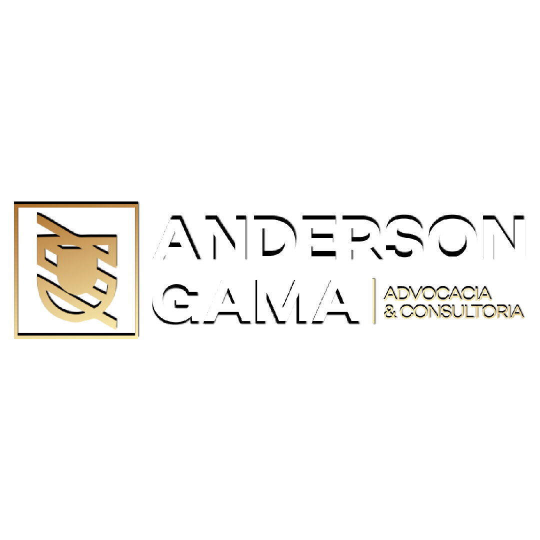 Logo: Gold square with abstract design and text 