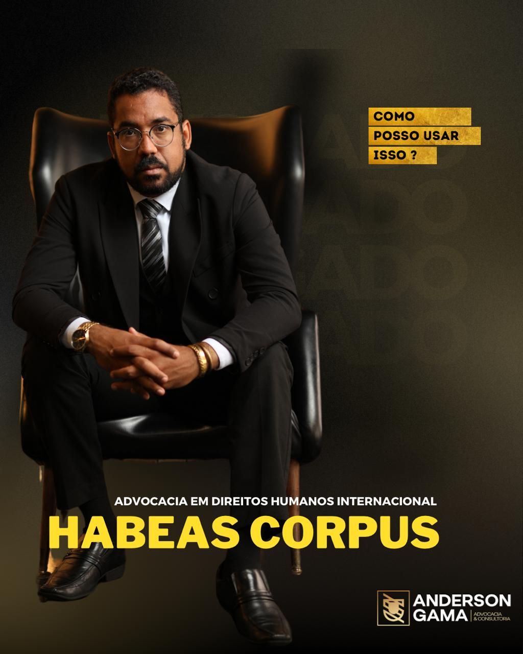 Man in suit seated; text reads