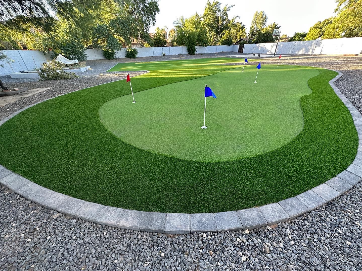 Outdoor Sports Field with Artificial Turf