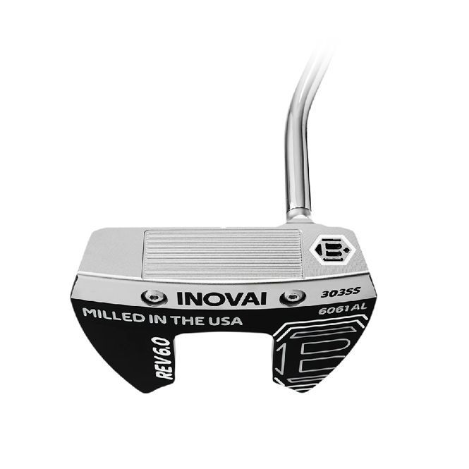 A putter made in the usa is shown on a white background.