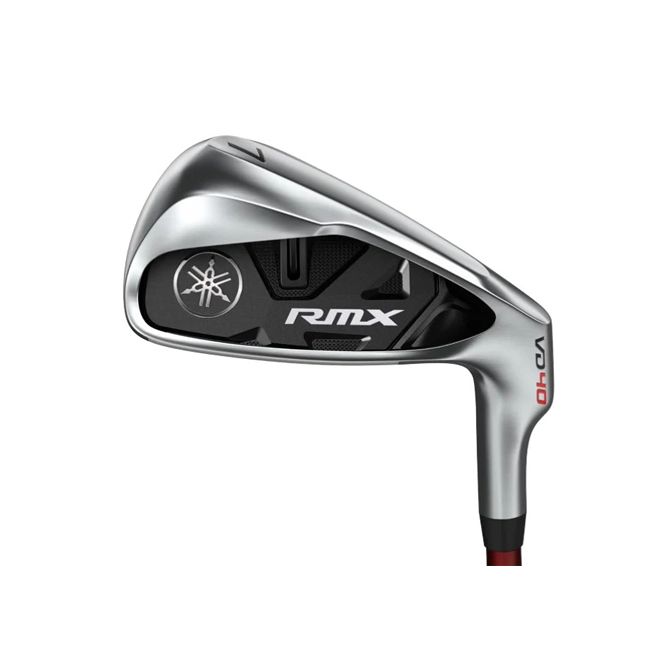 A close up of a yamaha rmx iron on a white background